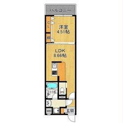 ガレリア加島の物件間取画像